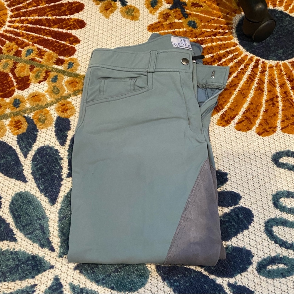 Teal SmartPak Hadley Breeches 30R